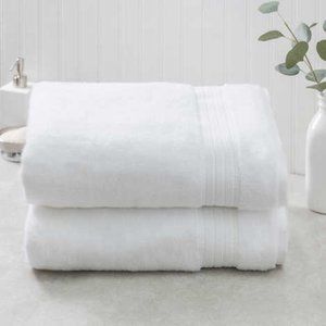 Charisma 100% Hygrocotton Towel Set, White, NWT